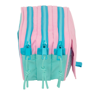 Estuche <span class=keywords><strong>de</strong></span> lápices con 3 compartimentos y cremallera, estuche <span class=keywords><strong>de</strong></span> lápices <span class=keywords><strong>rosa</strong></span> personalizado para niñas, organizador <span class=keywords><strong>de</strong></span> lápices, portalápices <span class=keywords><strong>de</strong></span> gran capacidad, venta al por mayor <span class=keywords><strong>de</strong></span> fábrica. - Product Image 3