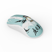 Mouse Gaming Akko AG ONE 8K, Mouse Komputer 8Khz, Sensor Mouse Paw 3395, Ergonomis, Nirkabel, Dapat Diisi Ulang