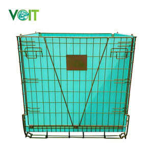 Cestini pieghevoli in rete per animali domestici in acciaio metallico - Product Image 4