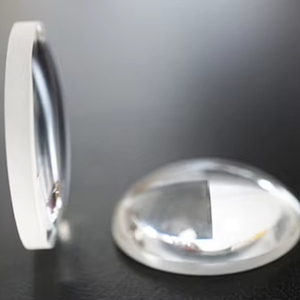 Lente asférica de telescopio CaF2/sílice con revestimiento AR - Product Image 1