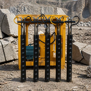 Piston Rock Splitter for Sale | Gasoline Powered Non Explosive Rock Splitting <b>Machine</b> |Hydraulic Rock Splitter for Quarry <b>Mining</b> - Product Image 1