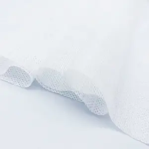 Pla Biodegradable Fabric Nonwoven Spunlace Non Woven Fabric Material For Hygiene Sanitary Napkin Non-woven Cloth