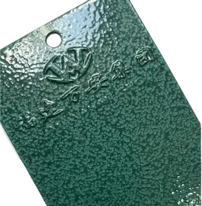 Semi Gloss Hammertone Green Powder Coating Powder