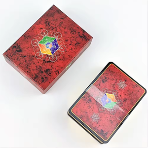 Baraja de Cartas <span class=keywords><strong>del</strong></span> Tarot con Impresión Personalizada OEM, Dorada y con Acabado en Oro, con 78 Cartas, Caja de Almacenamiento Destiny, Guía y Papel para Jugar - Product Image 4
