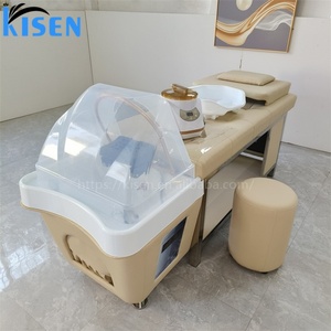 KISEN Offre Spéciale Lit de Lavage de Cheveux de Luxe avec Bol et Massage Thaïlandais pour Salon de Coiffure et Barbier - Product Image 3