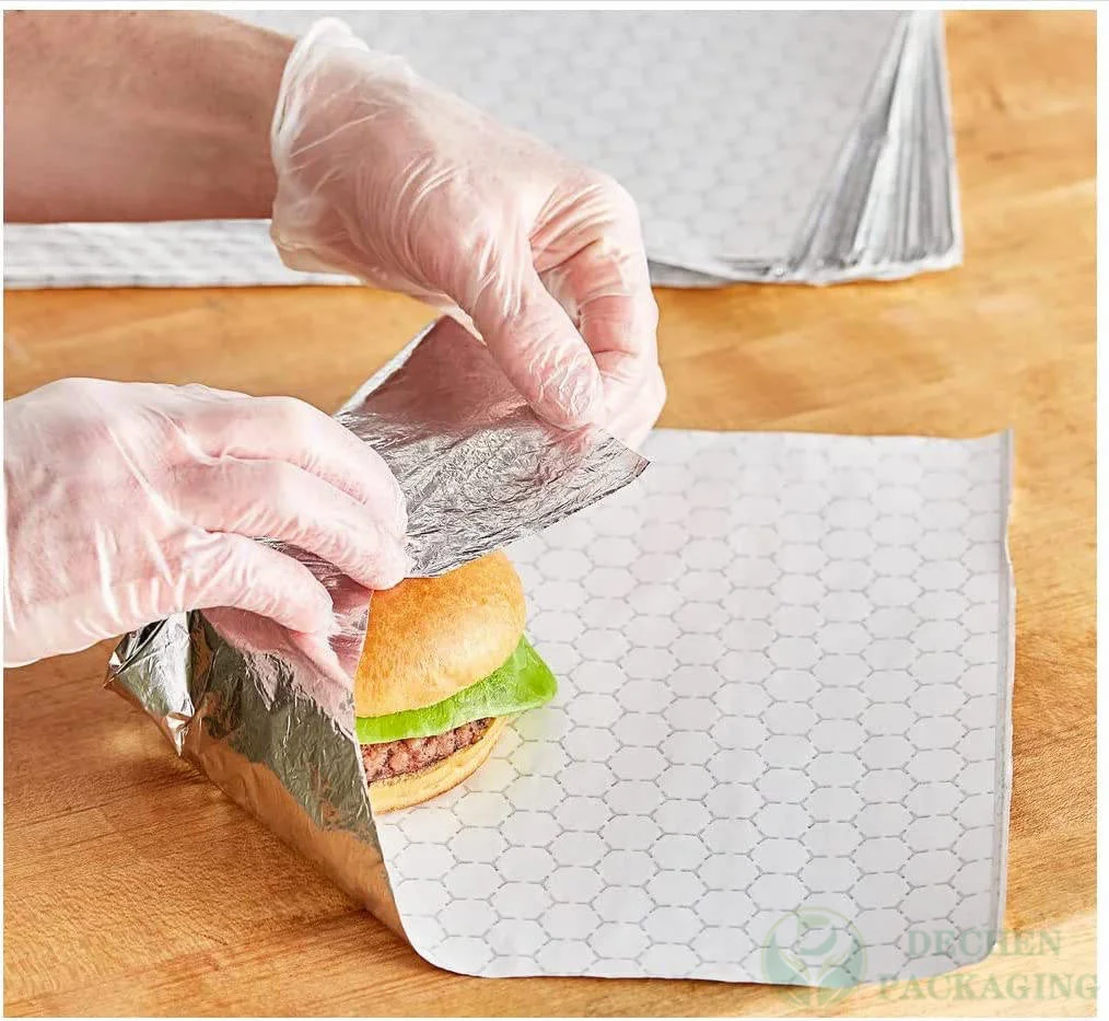 Wrapping For Fast Food Wrap Aluminum Foil Paper