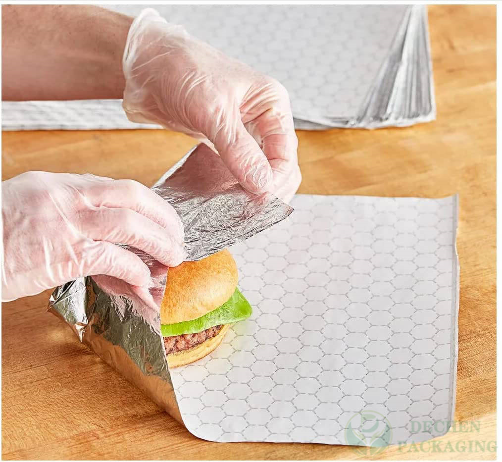 Wrapping For Fast Food Wrap Aluminum Foil Paper