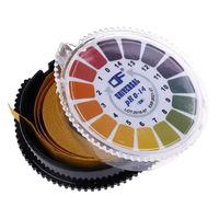 Rouleaux de 5 m de bandelettes universelles 0-14 pH pour papier de test pour l'analyse en laboratoire de l'eau, des cosmétiques, des jus et des urines