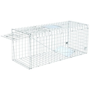 Grand piège à animaux vivants, <span class=keywords><strong>cage</strong></span> en fil métallique, pour opossum, <span class=keywords><strong>rat</strong></span>, chien errant, renard, chat - Product Image 5