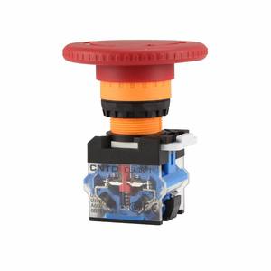 CNTD Changde Electric CLA38-11S60C-R Pushbutton Switch 60V Self-Locking Emergency Stop <b>Button</b> 24V Max. Voltage 16mm Mounting - Product Image 2