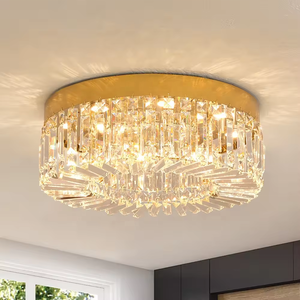 Plafonnier en cristal intelligent moderne personnalisé décoration de la maison éclairage lumineux - Product Image 1