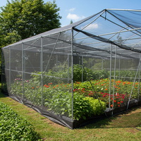Filet anti-insectes agricole 50 60 70 mailles en HDPE pour serre, protection contre les insectes de jardin, en rouleau