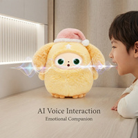 Peluche IA ODM Mignonne avec Écran LED, Boîte Mystère, Nouvelle Poupée Adorable avec Dialogue IA, Jouet en Peluche pour Enfants, Cadeaux