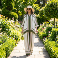 Ensemble court décontracté deux pièces automne, pantalon large à demi-manches, tenue de tous les jours luxueuse – Grande Vente