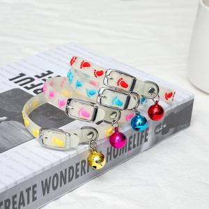 Collares brillantes para mascotas con campanas que brillan <span class=keywords><strong>en</strong></span> la noche, Collar para perros y gatos, anillo luminoso para el cuello, accesorios, envío directo - Product Image 6