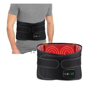 Portable Cordless Back Lumbar Massager Wireless <b>Remote</b> 3-Level Heat <b>Vibration</b> Slimming 180 Mins Battery Life Waist Belt Wrap - Product Image 1