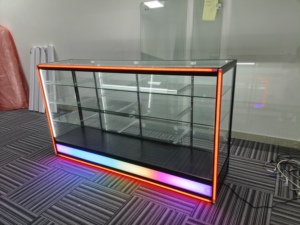 Well <strong>Made</strong> Tempered <strong>Glass</strong> showcase for Jewelry Display showcase Display <strong>Rack</strong> for Tobacco Shop or Toy Shop - Product Image 3