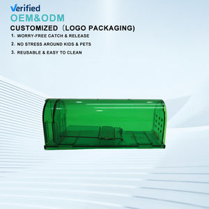 Vente chaude Pièges à rats intelligents écologiques jetables transparents portables Capture vivante Sans tuer - Product Image 3