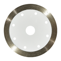 Lame de scie circulaire en diamant nitruré industrielle directe d'usine 4,5 pouces 114 mm à bord continu, disque de coupe et de meulage à haute efficacité
