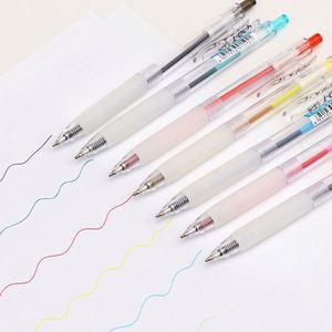 High Quality 0.5mm 0.7mm Retractable Gel Ink <b>Pen</b> <b>Multi</b>-<b>Color</b> Bullet Tip Click <b>Pen</b> Custom Logo Novelty Ballpoint <b>Pens</b> Office Use - Product Image 3