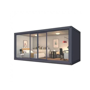 Contenedor Marítimo Modificado, Casa Rectangular Moderna para Uso de Oficina, con Instalación In Situ, Personalizado por la Fábrica de Guangzhou - Product Image 2