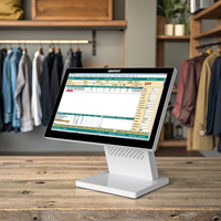 HBAPOS Komputer Desktop Layar Sentuh 15 inci Harga Murah Lengkap untuk Dijual Sistem POS Restoran All in One