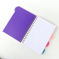 Carnets de notes spirales personnalisés A4 A5 A6 en PP, vente en gros d'usine, avec impression sur mesure, planificateur 5 sujets avec élastique