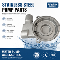 Pièces de pompe personnalisées d'usine JBD, pièces moulées en acier inoxydable 304 316 de haute précision, services d'usinage, moulage à la cire perdue