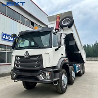 Camion benne d'occasion Sinotruk Hohan NX 8X4 480HP avec puissant moteur Weichai, camion benne minier à vendre