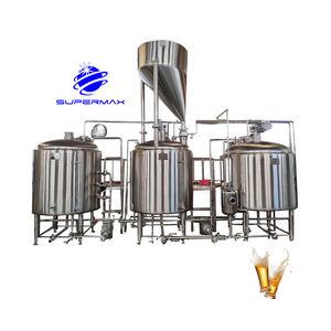 Pequeña máquina de fabricación de cerveza Micro cervecería 300L 500L 1000L 2000L <span class=keywords><strong>5000L</strong></span> PLC controlado equipo de elaboración de cerveza artesanal semiautomática - Product Image 1