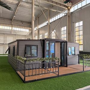 Ready Ship 40 Ft 20Ft拡张可能ホーム2ベッドルームプレハブコンテナスチールおばあちゃんフラットプレハブポータブルヴィラホームオフィス - Product Image 1