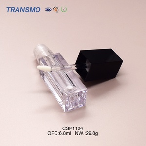 Tubos Vacíos de Plástico Transparente de 5ml con Aplicador para Brillo Labial, Envase Tipo Doe para Uso con Rubor, con Logotipo Personalizado - Product Image 6