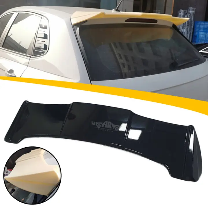 Yeni ürün ABS plastik parlak siyah renk yarasa tarzı arka çatı kenarı Spoiler kanat VW Volkswagen Polo için MK6 2019