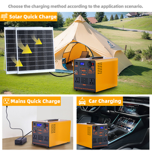 AiyaSolar Power Generation System for Household Use, 220V, Outdoor Mobile Supply, Small <b>Generator</b>, Portable Source AY600-20 Larg - Product Image 4