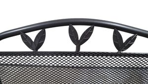 Fauteuil de jardin moderne en fer <span class=keywords><strong>anthracite</strong></span> avec assise et dossier en treillis métallique, empilable, durable, de qualité commerciale, confortable et imperméable pour parc - Product Image 3