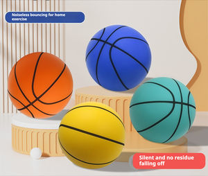 Basketball silencieux n° 7 balles éponge pour enfants de maternelle, sport d'intérieur, jouet parent-enfant, TPE/silicone, 22 cm, Onr - Product Image 2