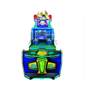 Giải trí trong nhà đồng tiền hoạt động chụp Arcade trò chơi trẻ em 2 người chơi nước bắn bóng máy lớn để bán