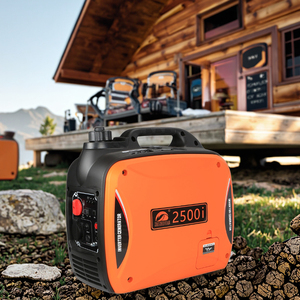 Generador Portátil de Gasolina Súper Silencioso de 220v 50hz 3500W/5000W, Motor Refrigerado por Aire, Arranque Remoto para Camping 004-007, Cilindro Único - Product Image 1