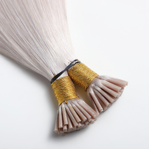 Consegna rapida 100% estensione capelli umani Remy Extension capelli vergini russi doppio disegnato I punta capelli cheratina <span class=keywords><strong>colore</strong></span> <span class=keywords><strong>biondo</strong></span> <span class=keywords><strong>platino</strong></span> - Product Image 2