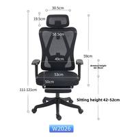 Chaise de bureau moderne pour salle d'accueil, ergonomique, rembourrée, avec accoudoirs fixes, pour personnel de bureau et ordinateur