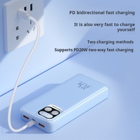 Support de téléphone portable magnétique puissant avec affichage numérique LED, batterie externe portable 20W 10000mAh Micro USB personnalisée 2024 pour dropshipping