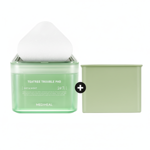 Mediheal Tea Tree Trouble Pad Prodotto Principale con 2 Confezioni da 100 Fogli X 2 per la Cura della Pelle a Prezzo Scontato - Product Image 1