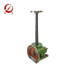 factory supply 50kN SWL series worm gear screw jack screw lifts gear reducer 5 Ton with flange