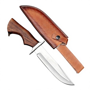 Couteau d'extérieur multifonctionnel à haute dureté, couteau de survie et d'autodéfense portable, couteaux Bowie fabriqués en acier 100% - Product Image 4