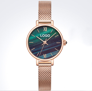 <span class=keywords><strong>Montre</strong></span>-bracelet de luxe pour <span class=keywords><strong>femme</strong></span> avec logo personnalisé, étanche, <span class=keywords><strong>classique</strong></span>, haut de gamme - Product Image 5