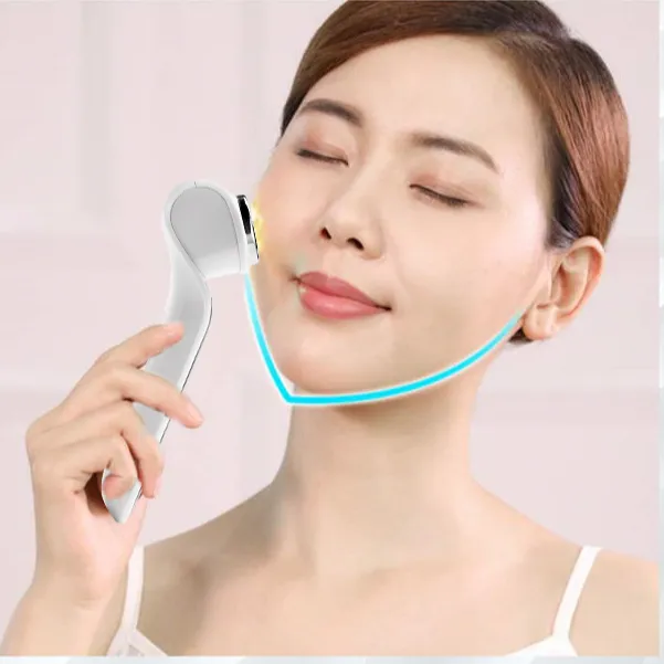 2023 Best Seller Professional RF EMS Therapy Beauty Device 15 Mins Auto Stop Anti-aging RF EMS LED Light Therapy Facial Massager