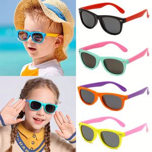 Lunettes de soleil pour enfants 2025 avec logo personnalisé, anti-UV, anti-lumière bleue, pour filles et garçons, UV400 - Product Image 1