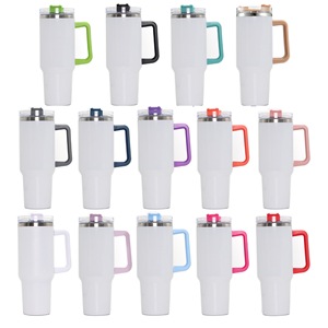 Gobelet isotherme Sublimation 40oz H2.0 FlowState avec poignée, paille et couvercle - Product Image 1