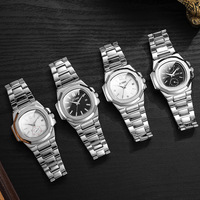 Montre d'affaires pour homme écologique la plus vendue, mouvement à quartz minimaliste, bracelet en alliage, la plus vendue
