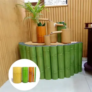 Customized Multicolor Bamboo Aluminum Circular Tube Aluminum Extrusion Profile Round Tube For Architectural Decoration